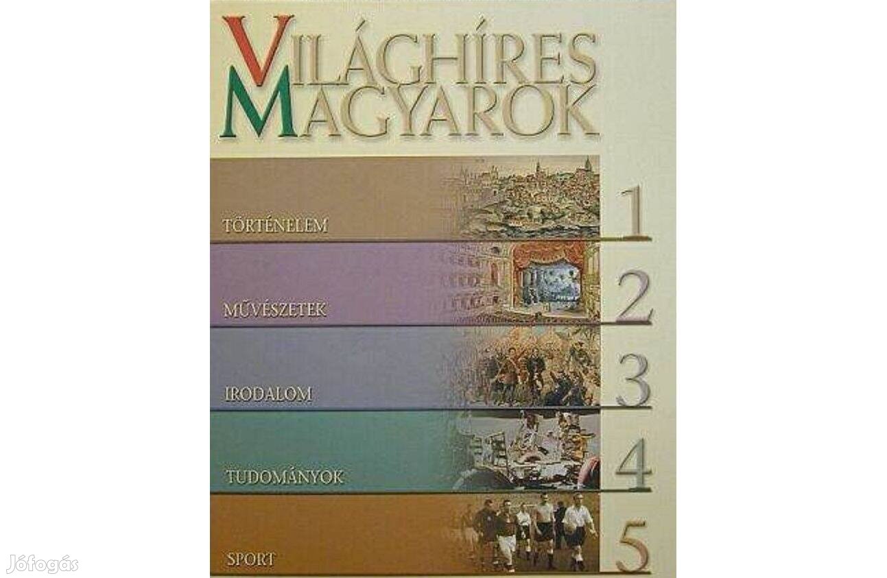 Világhíres magyarok. Ajándékozható állapotú könyv