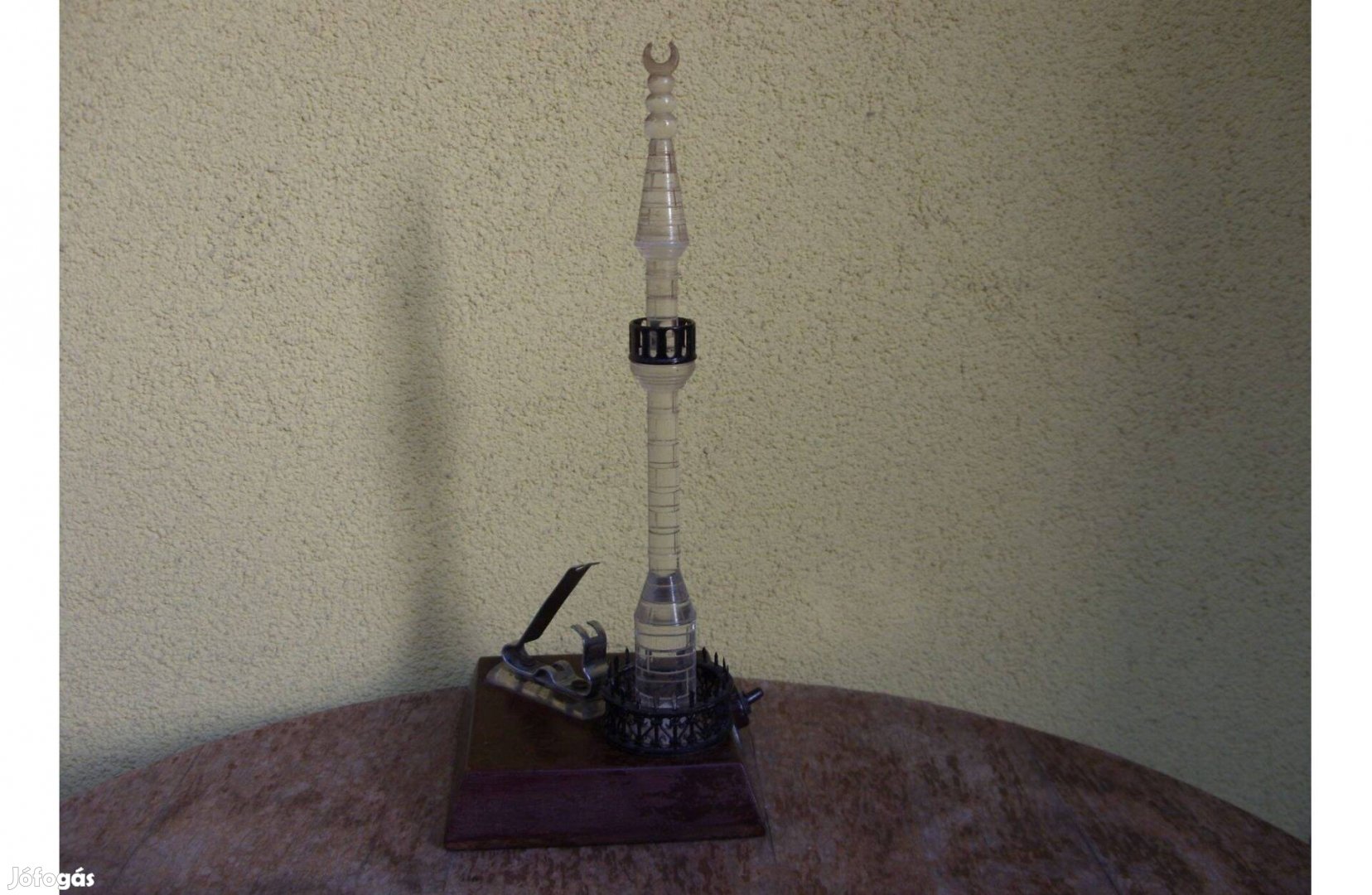 Világító egri minaret dísztárgy