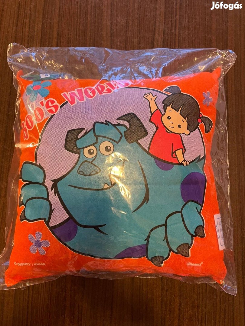 Világítós díszpárna gyerekeknek Disney mintás