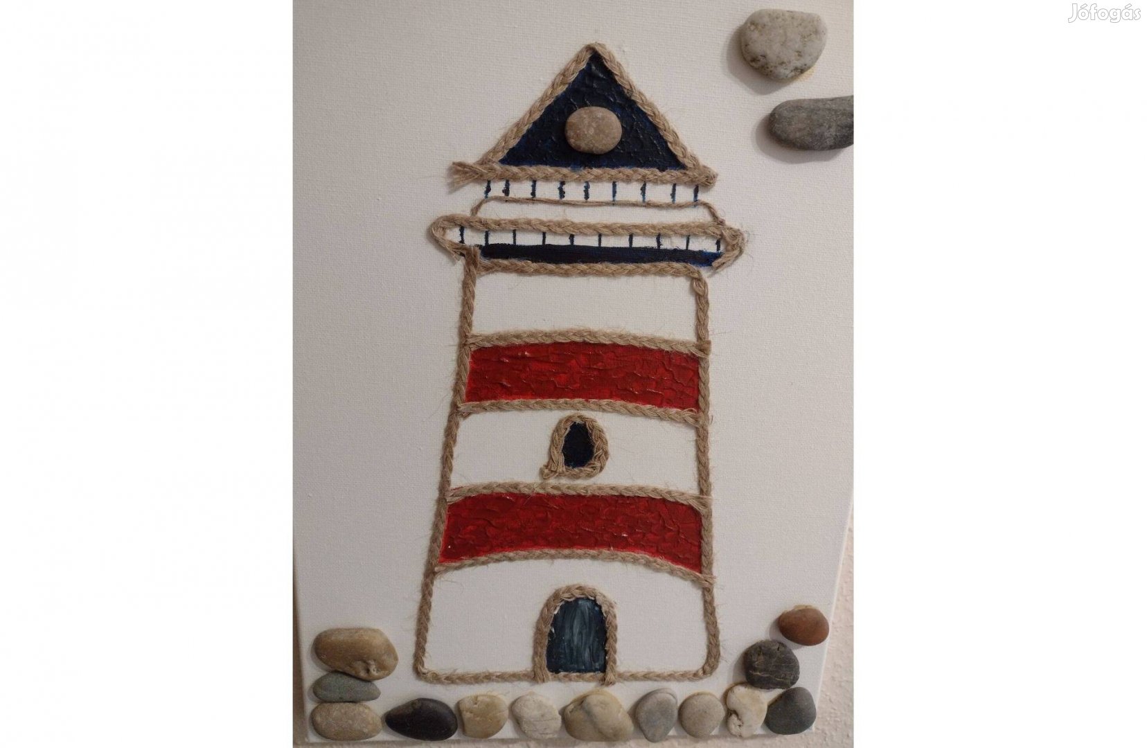 Világítótorony, lighthouse gyerekszobai kép 40x50, tengerész