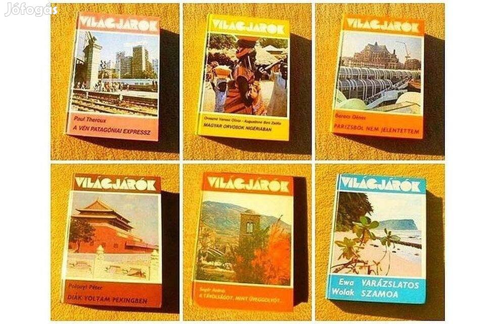 Világjárók sorozat, 6 kötet