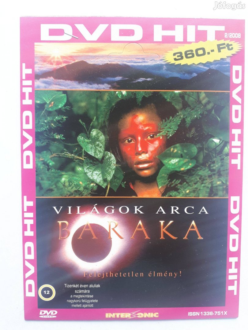 Világok arca: Baraka - papírtokos DVD (posta 255 Ft)