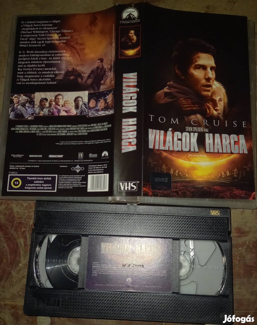 Világok harca - sci- fi vhs - Tom Cruise