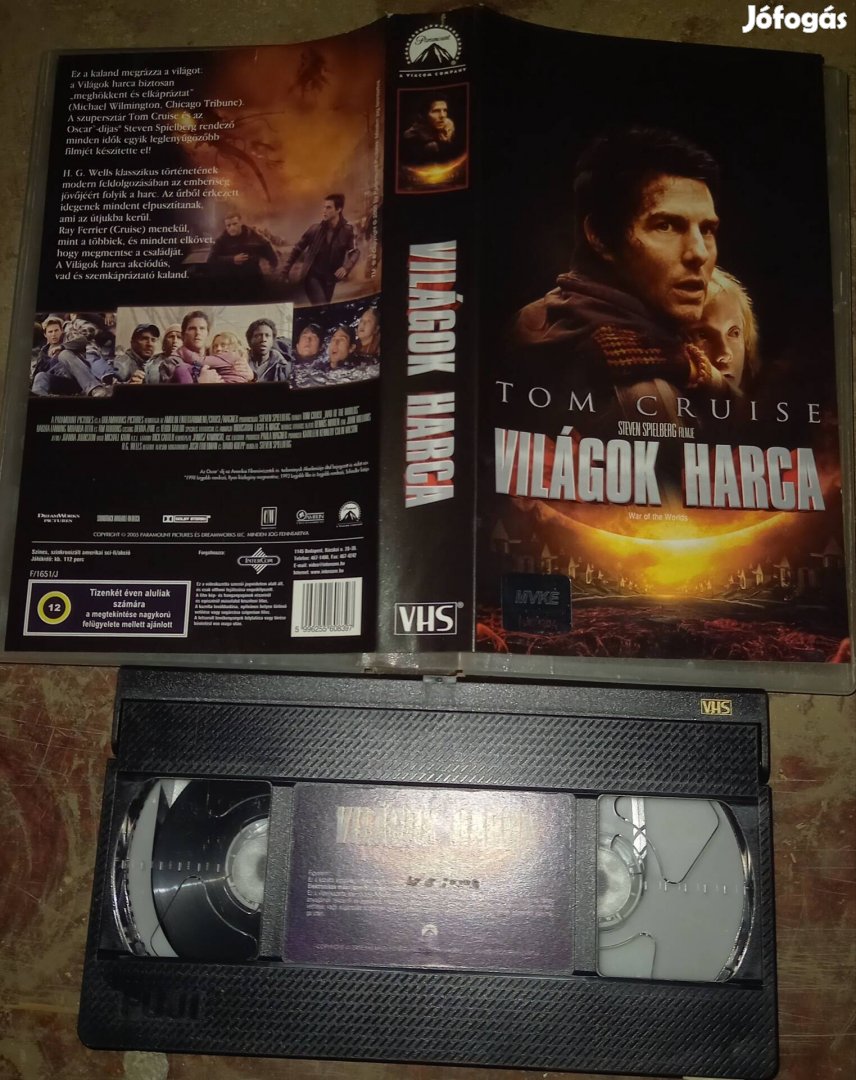 Világok harca - sci- fi vhs - Tom Cruise