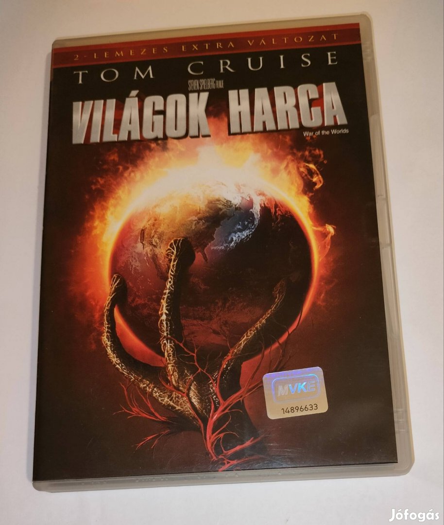 Világok harca dvd 2 lemezes Tom Cruise 