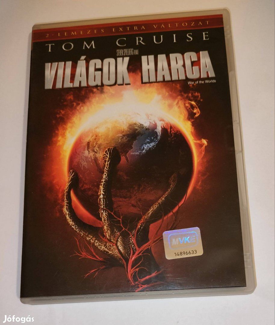 Világok harca dvd Tom Cruise 2 lemezes extra változat 