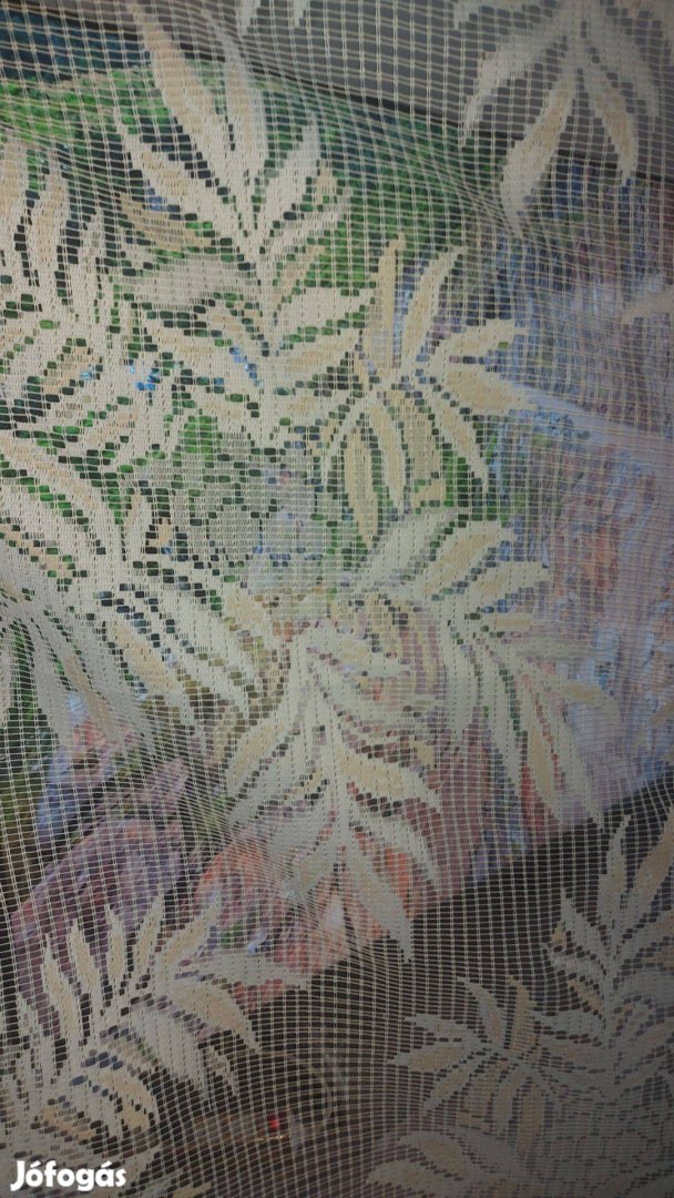 Világos függöny hibátlan újszerű 2x4m 3900Ft Siófok akár