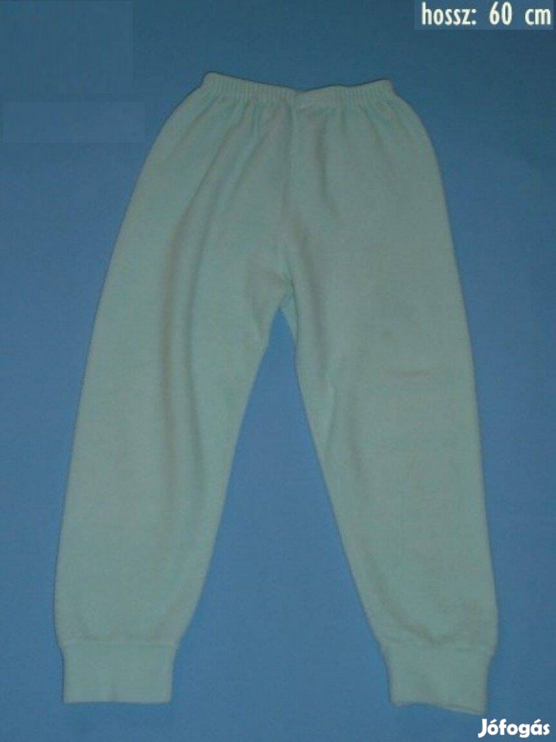 Világos színű nadrág 2-3 évesre (méret 98) zöld színű