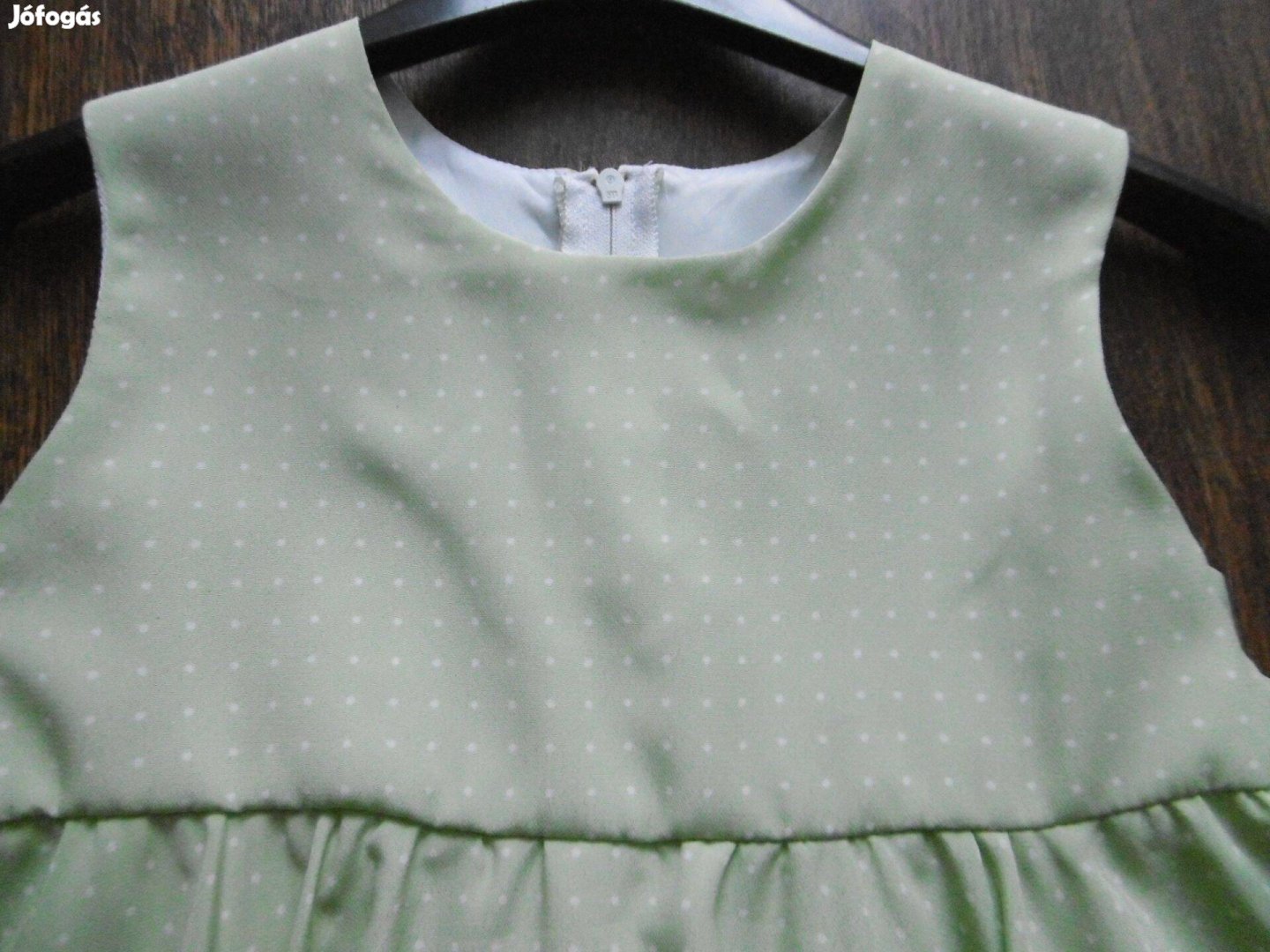 Világos zöld kislány újszerű alkalmi ruha 5-6 évesre 4200 Ft