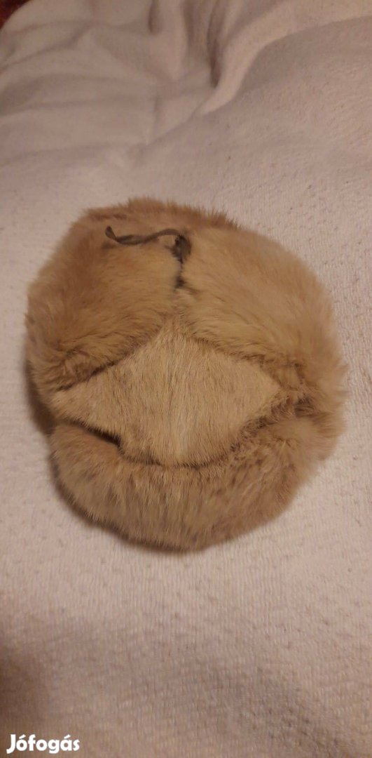 Világosbarna nyúlszőr kucsma hibátlan, megkímélt állapot