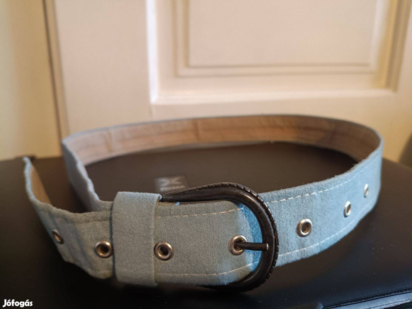 Világoskék női öv, 98 cm M