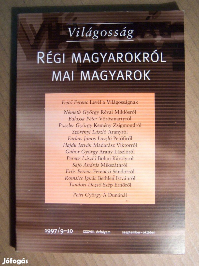 Világosság 1997/9-10 Szeptember-Október (8kép+tartalom)