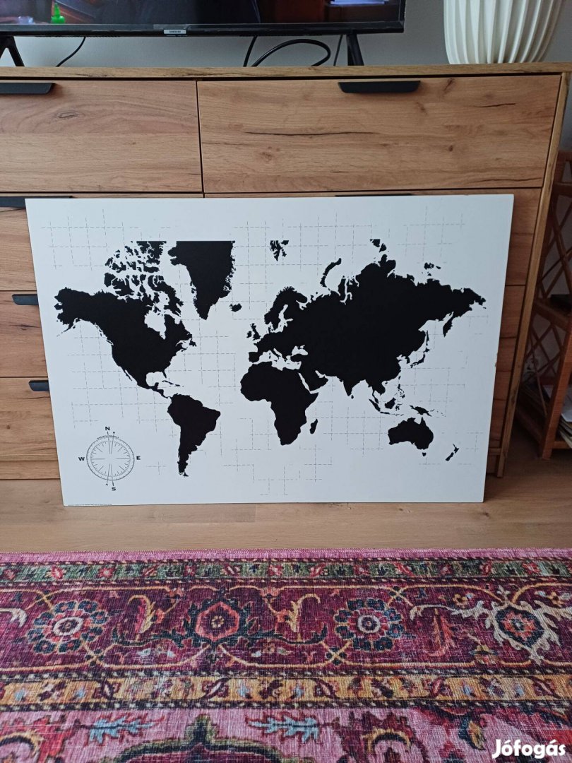 Világtérképet ábrázoló kép