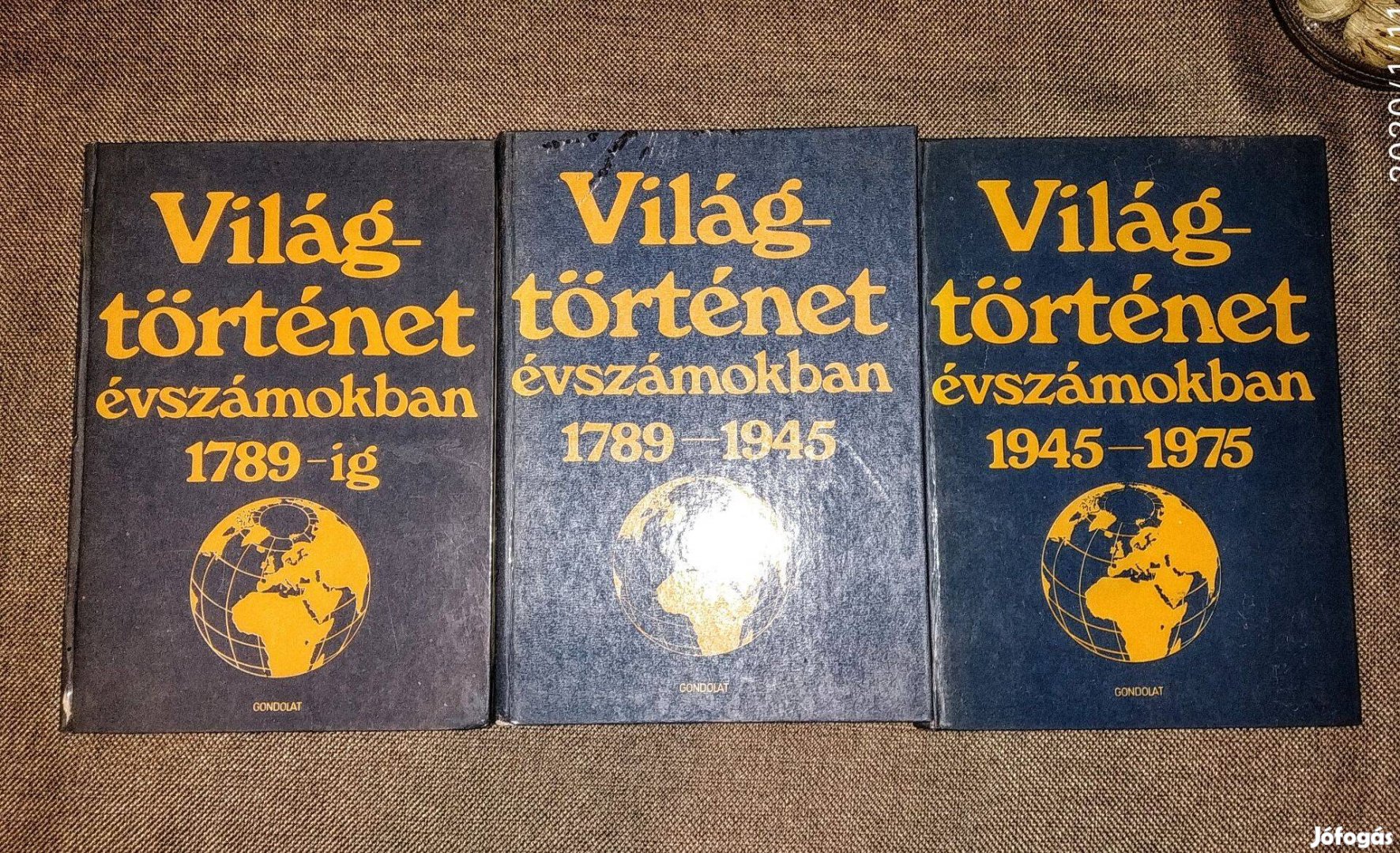 Világtörténet évszámokban I-III. Engel Pál Gondolat Kiadó