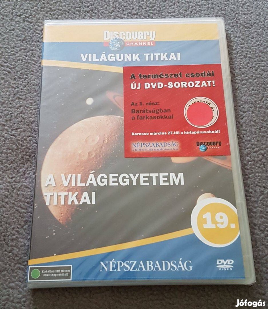 Világunk titkai - A világegyetem titkai dvd (bontatlan)