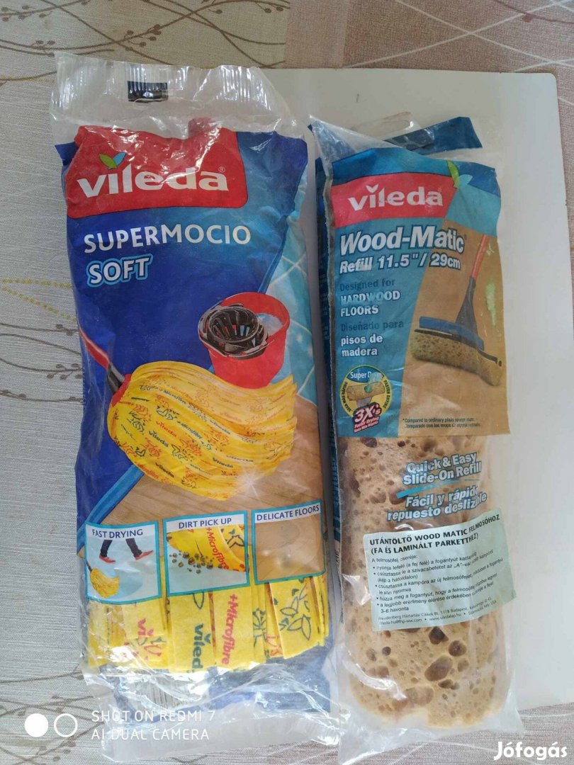 Vileda Supermocio Soft felmosó (mop) fej