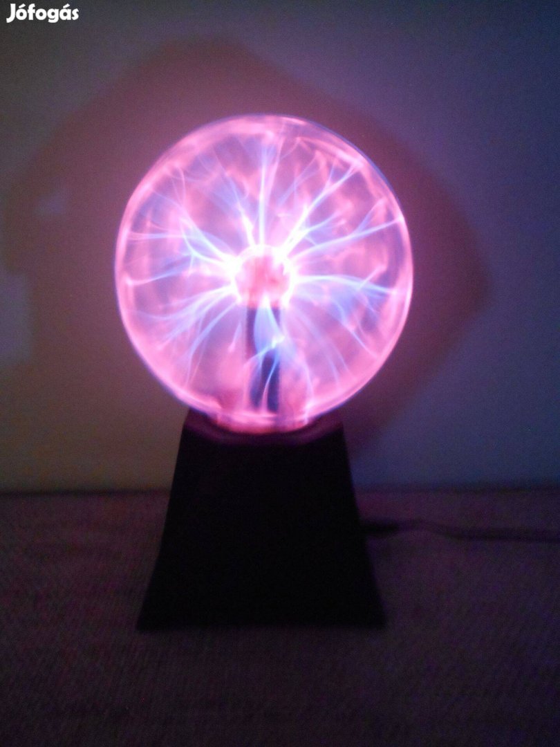 Villám hatású Tesla/plazma fénygömb