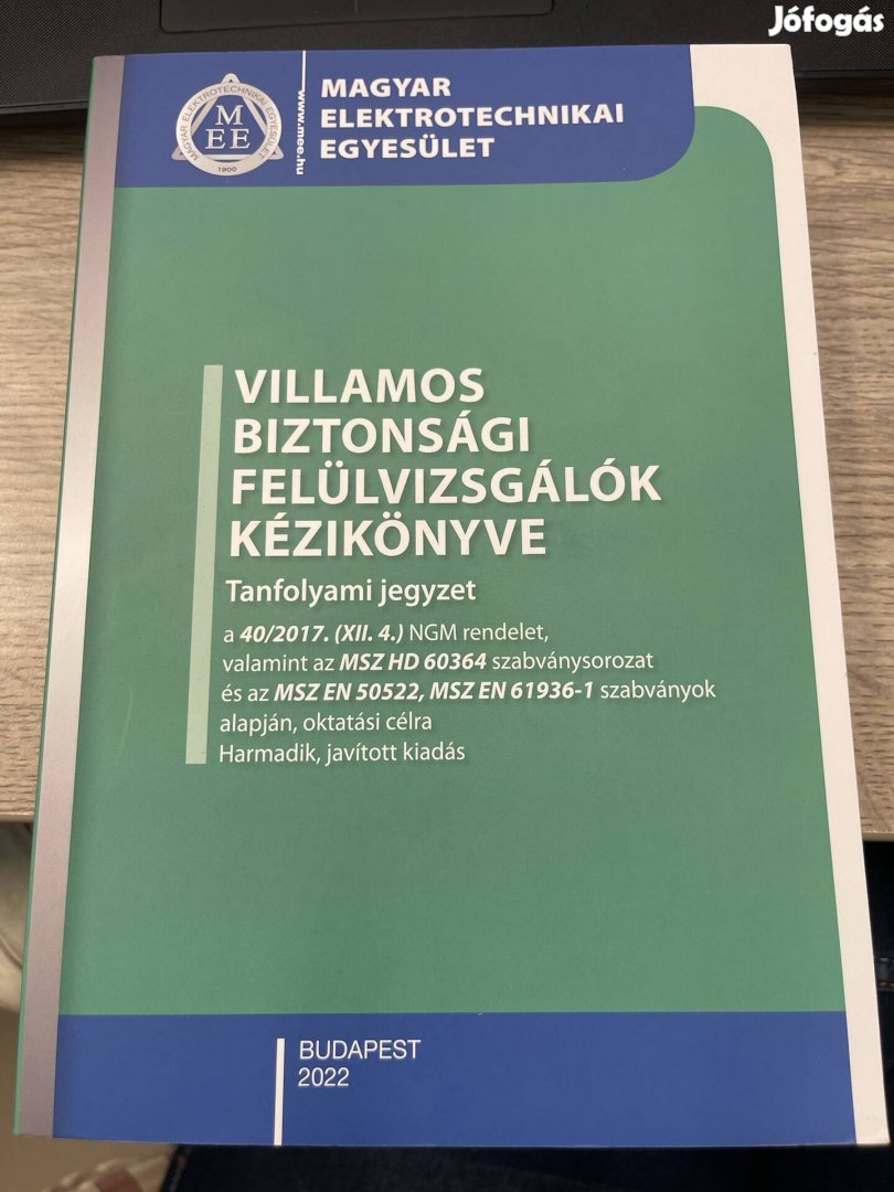 Villamos Biztonsági felülvizsgálók Kézikönyve