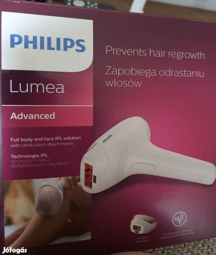 Villanófényes szörtelenítő Philips Lumea Advanced (új) eladó