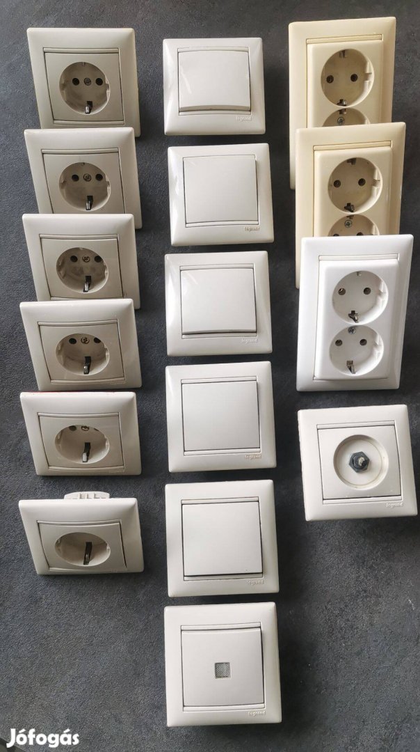 Villany kapcsoló és konnektor