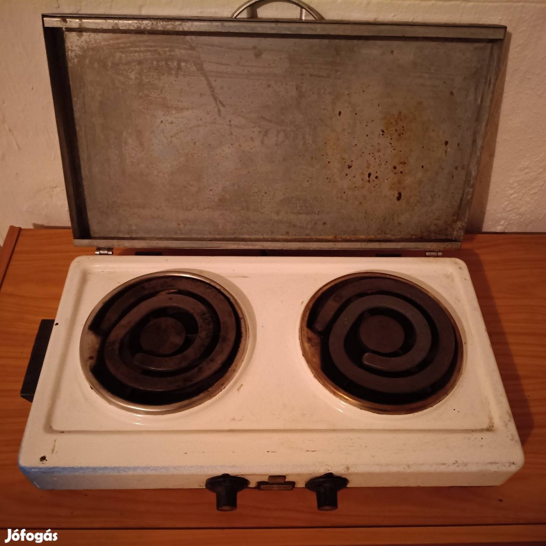 Villany rezsó elektromos tűzhely -Nagy teljesítményű!