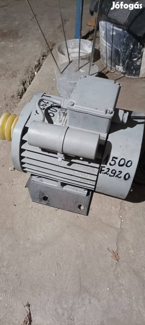 Villanymotor 1,5 kw,220v eladó 45000