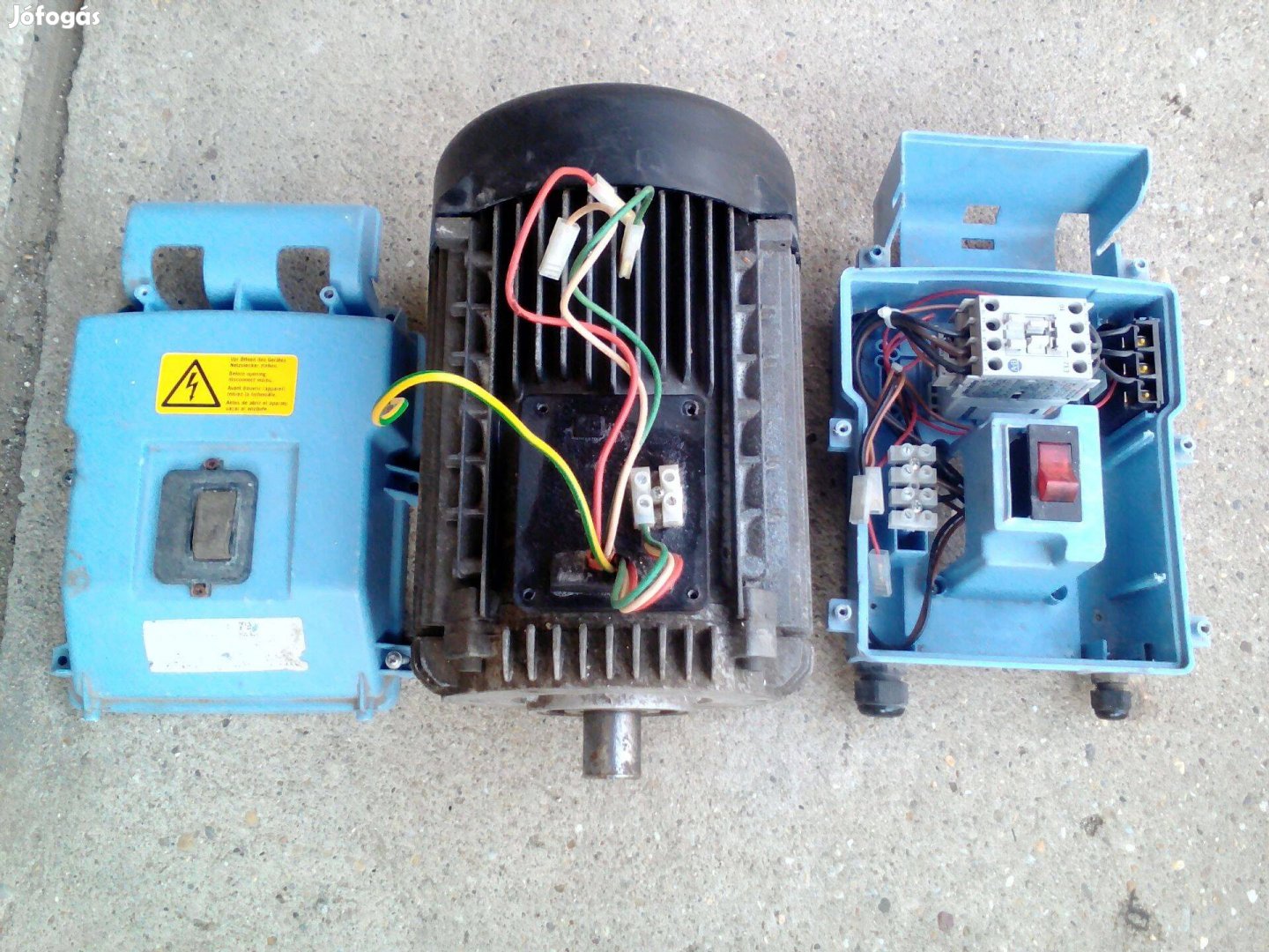 Villanymotor 230/400v-os 4,8kw-os, 1420ford, eladó