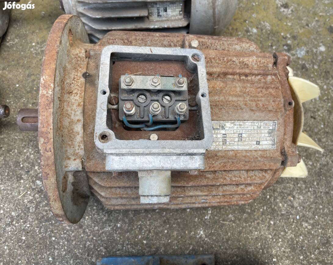 Villanymotor 3f 3kw 1440ford evig motor