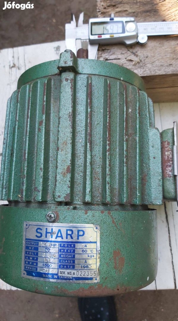 Villanymotor Sharp 380v 1,5 KW