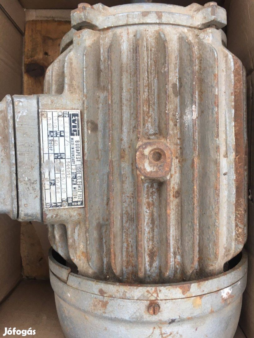 Villanymotor eladó!1,1kW-tól 7,5kW-ig!