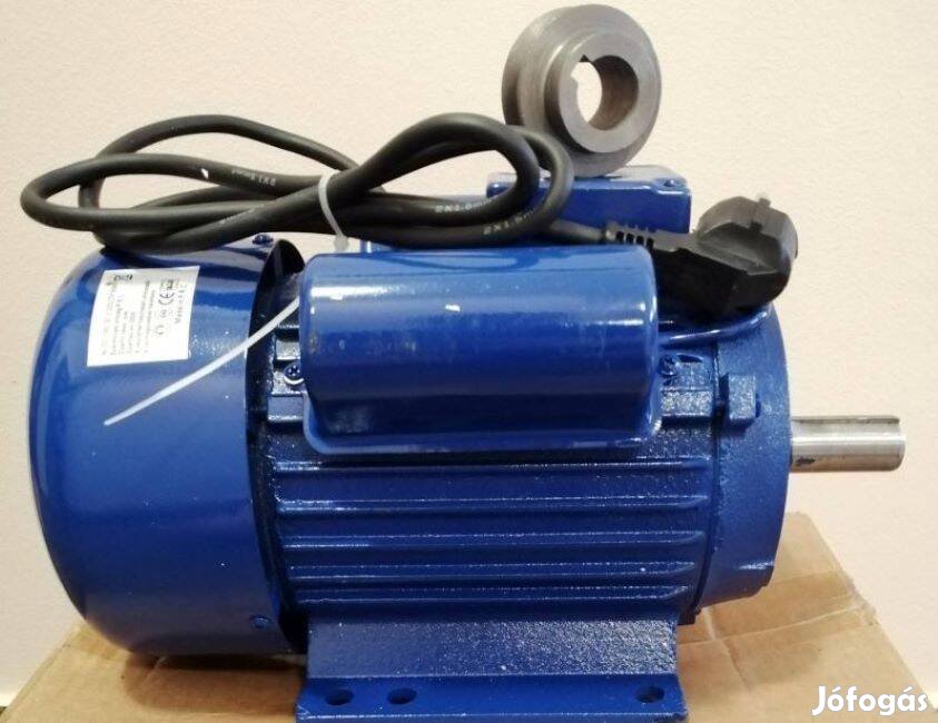 Villanymotor motor 2,5kw 220V 1500 fordulat egyfázisú ékszíjtárcsával