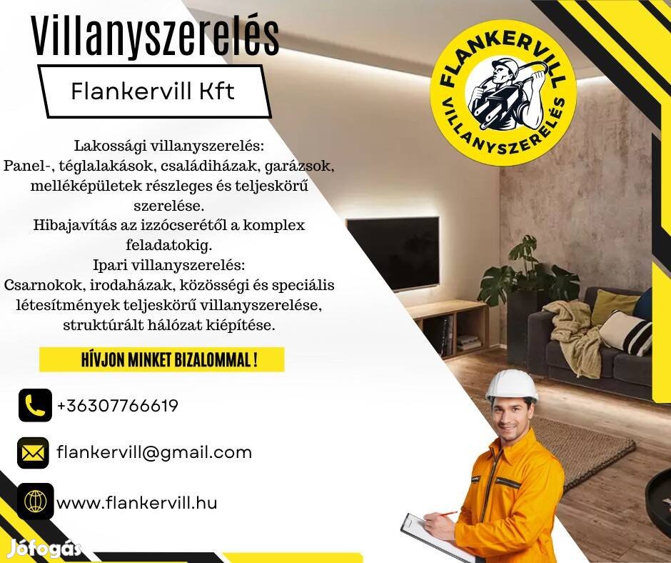 Villanyszerelés megfizethető áron!