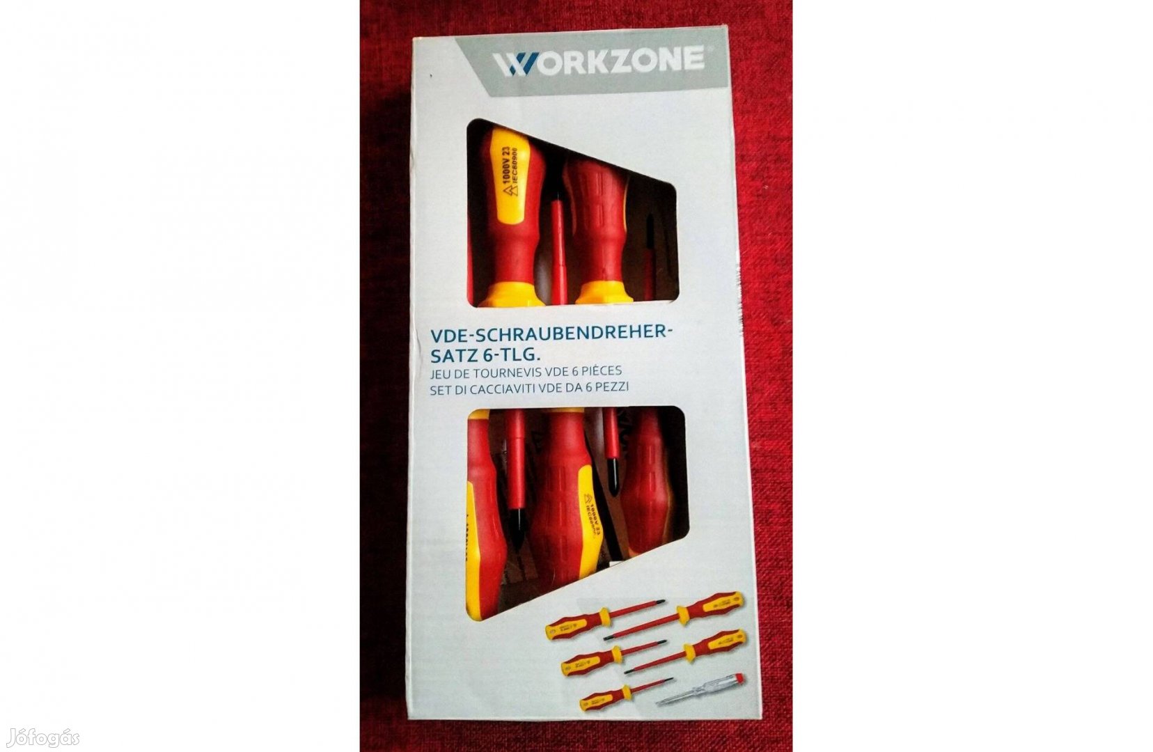 Villanyszerelő Csavarhuzó Készlet Workzone
