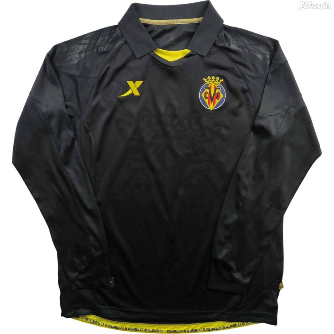 Villarreal 2012-13 Xstep vendég hosszú ujjú foci mez L-es