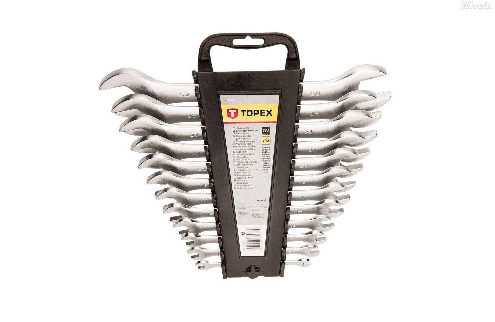 Villáskulcs készlet Topex 6-32mm 12 részes CRV 35D657