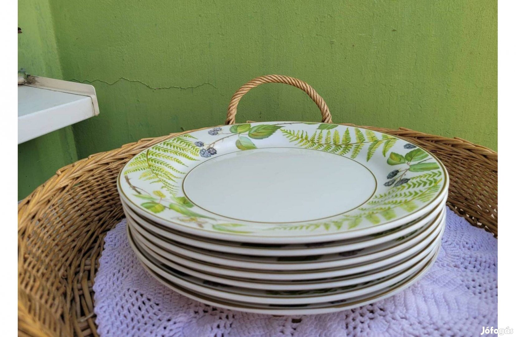 Villeroy & Boch Forsa porcelán lapostányérokat. 7 db