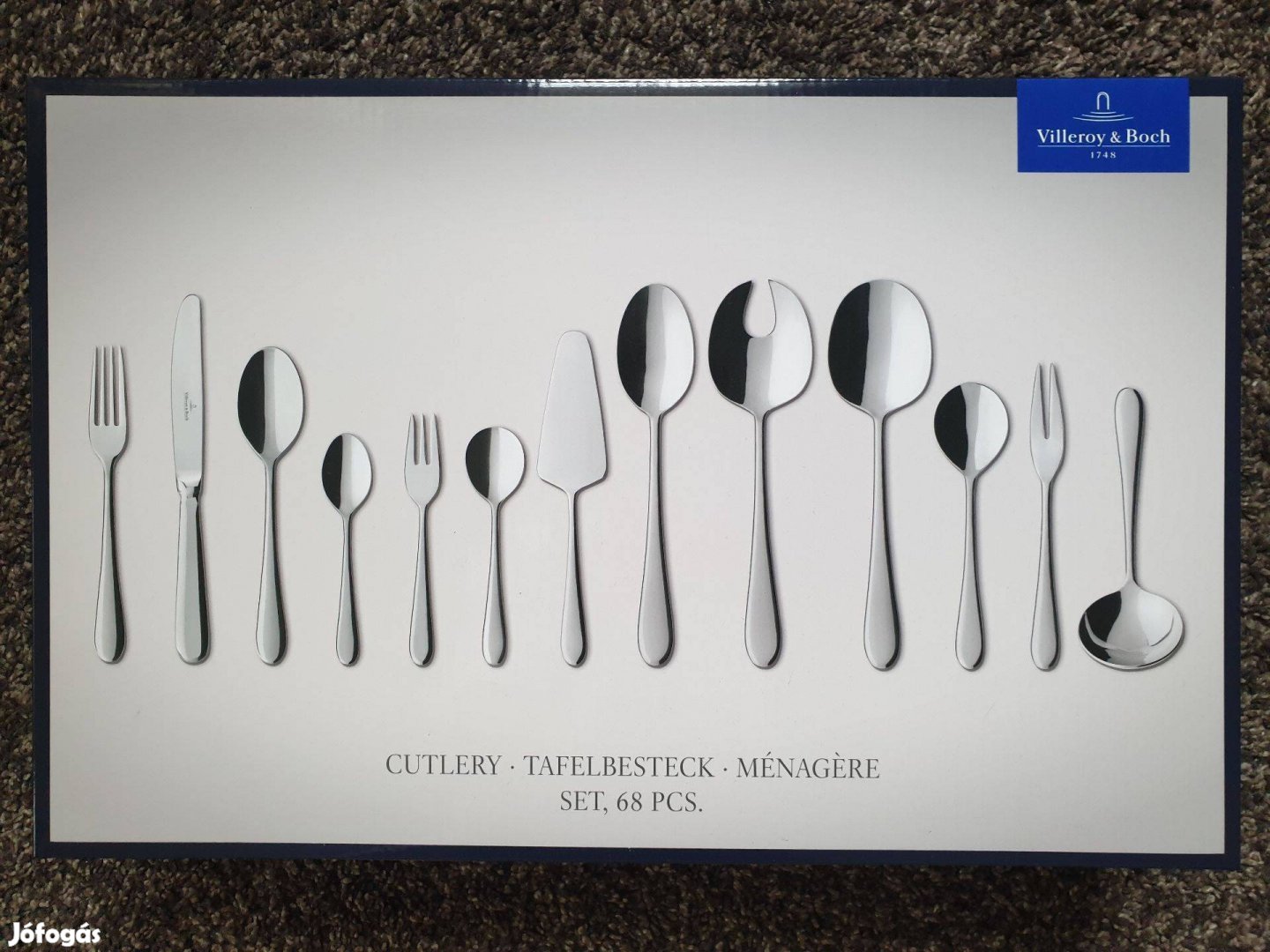 Villeroy Boch Oscar 12 személyes evőeszköz készlet Alkalmi