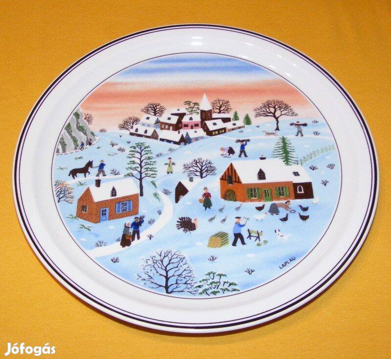 Villeroy Boch tél évszakos falitányér