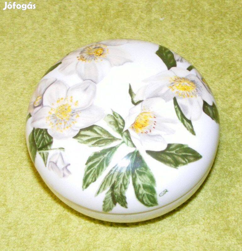 Villeroy Boch winter flowers porcelán bonbonier