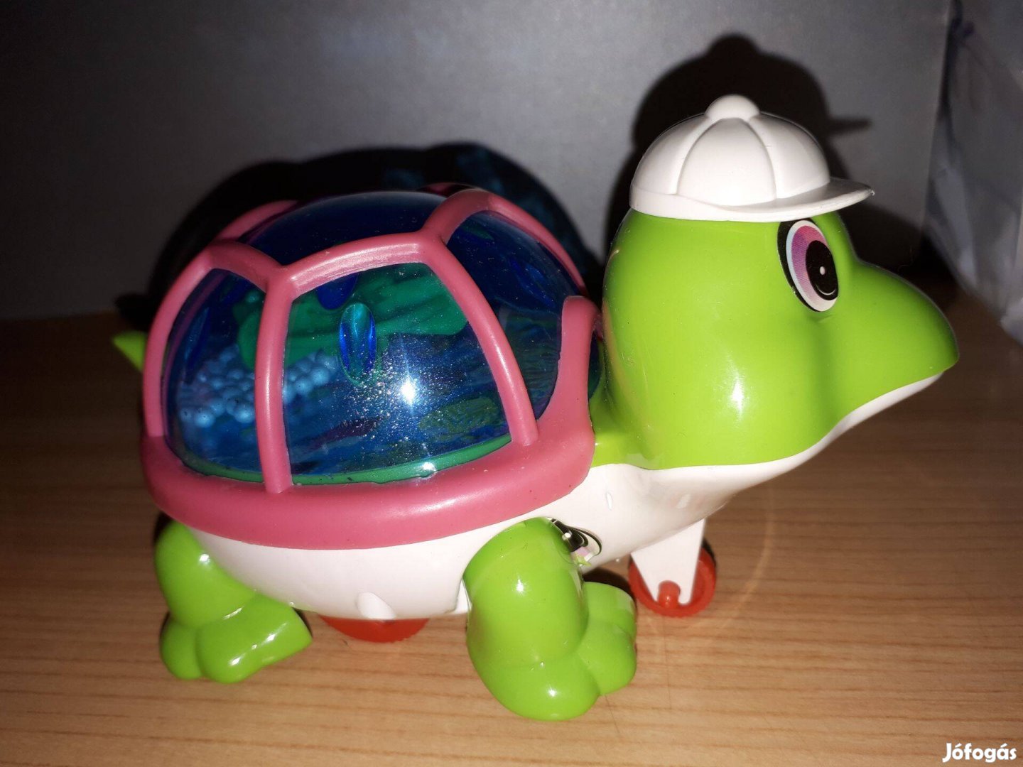 Villogó ,guruló béka 15 cm