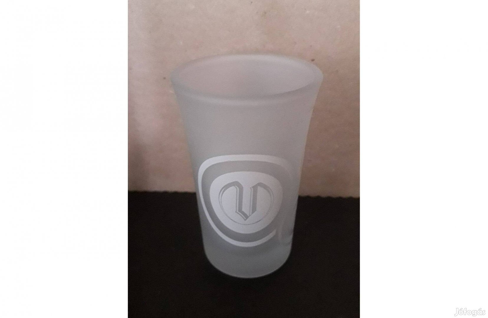 Vilmos pálinkás röviditalos pohár új hibátlan 7*4,5 cm