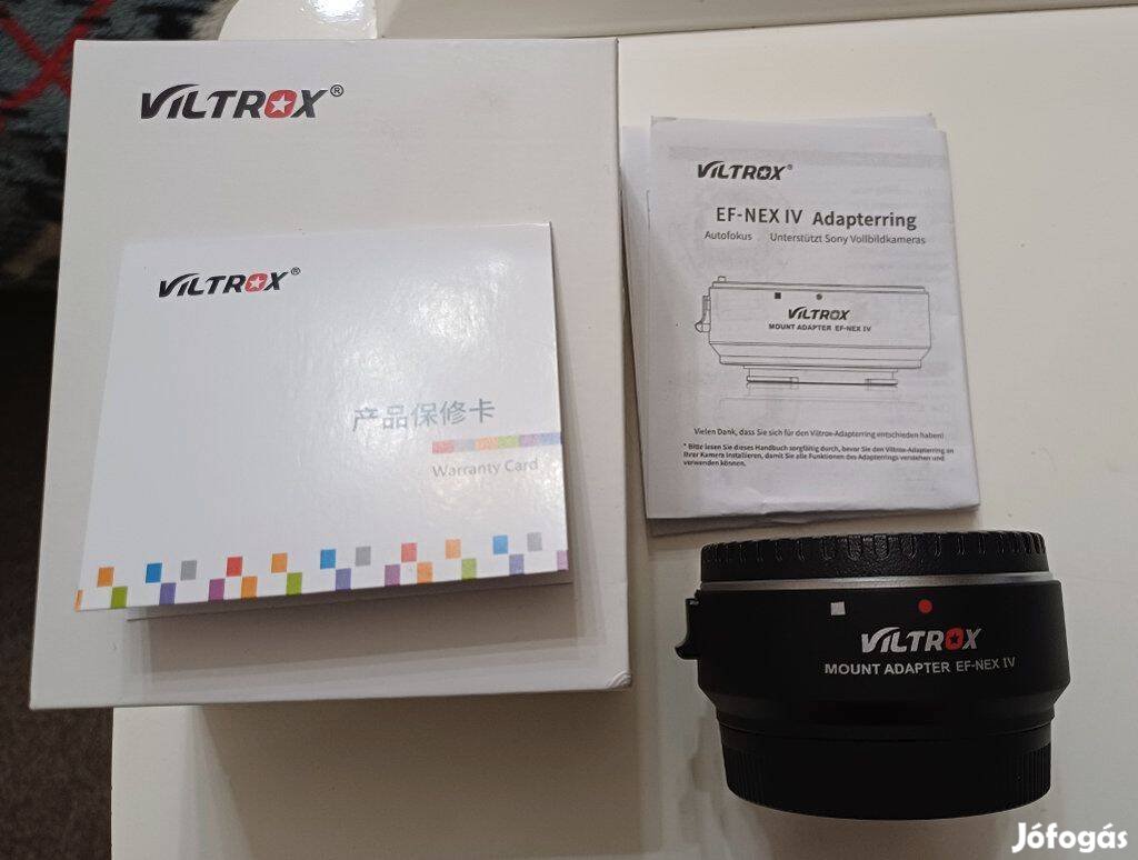 Viltrox EF-Nex IV (Sony E Canon EF) AF adapter mint az új
