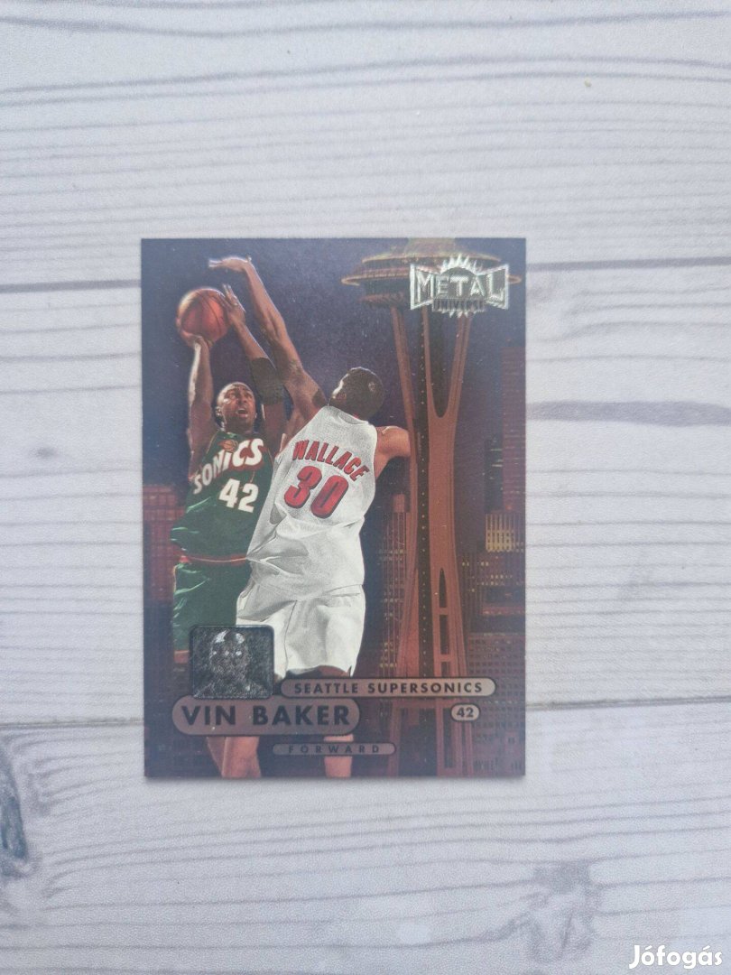 Vin Baker Skybox Metal Universe 1997-98 6 kosaras kártya