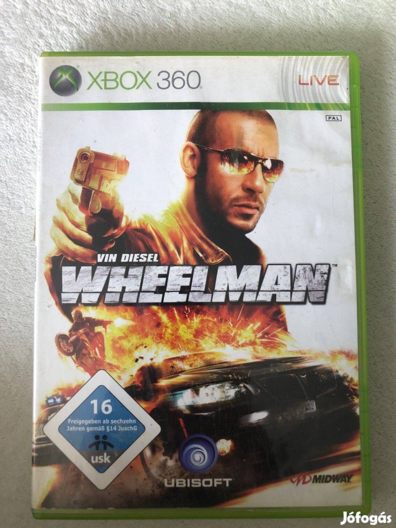 Vin Diesel Wheelman Xbox 360 játék