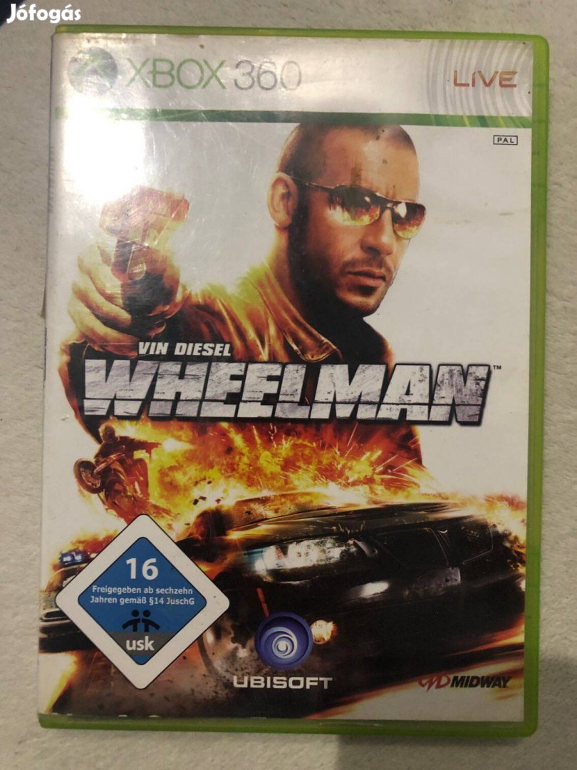 Vin Diesel Wheelman Xbox 360 játék