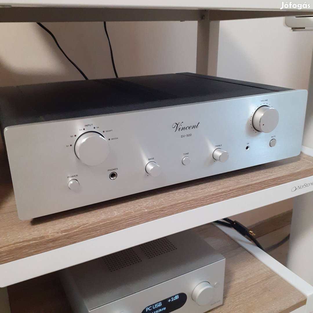 Vincent Audio SV-500 Audiophile elektroncsöves - félvezetős hibrid int