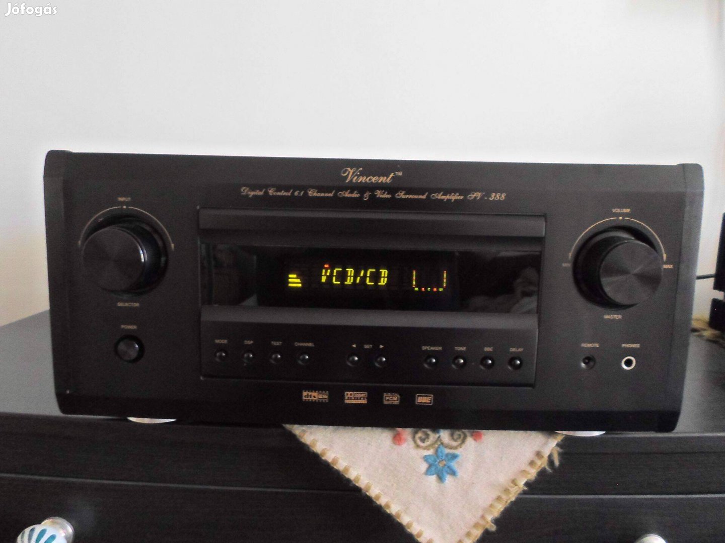 Vincent SV-388 házimozi 6.1 erősítő