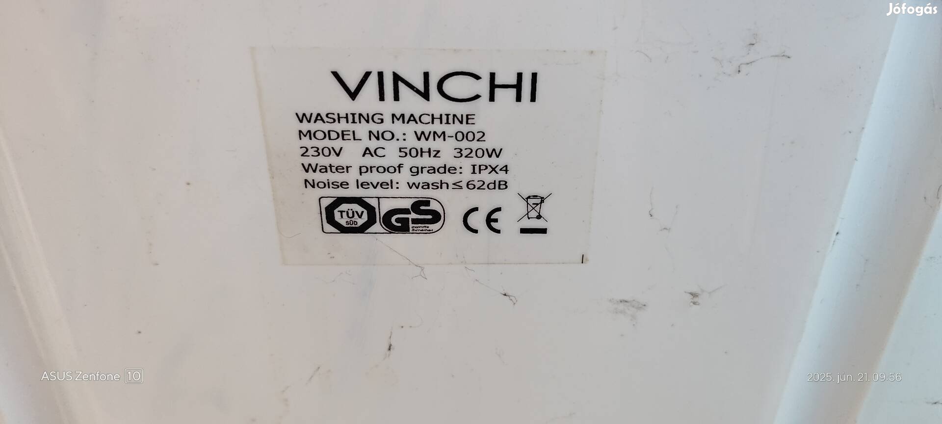 Vinchi WM-002 - 0 km-es, sosem használt 