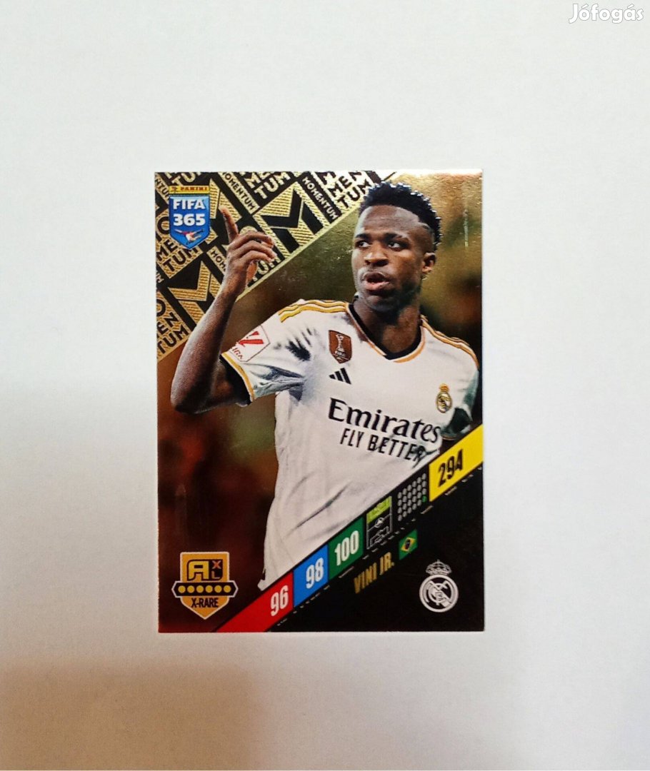 Vini Jr. Momentum focis kártya (Real Madrid CF) FIFA365 2023-24