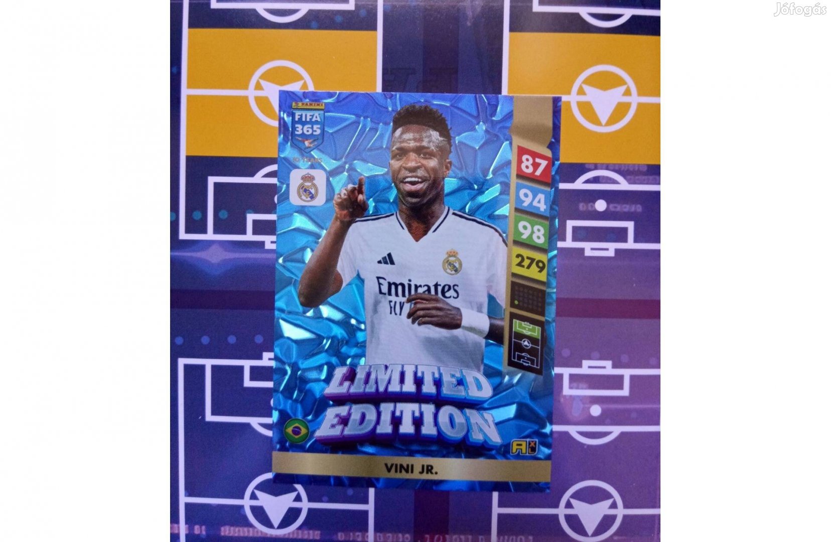 Vini Jr (Real Madrid) Panini Fifa 365 2025 Limited kártya